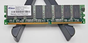 Elixir M2U25664DS88B3G-5T 256MB DDR-400MHz-CL3 RAM Memory (Qty of 1) - Picture 1 of 2
