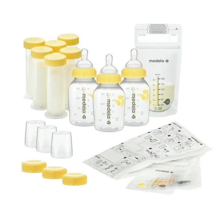 Lote de 20 botellas Medela de 5 oz. Pezones y bolsas de almacenamiento incluidas Foto 1 de 1