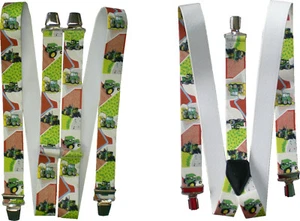 Hosenträger mit Trecker Traktor Gabelstapler Bauer H-Form + Y-Form  - Bild 1 von 6