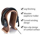 U Shape Wood Headphones Stand Holder Hanger Wooden Headset Desk Display Shel CMM