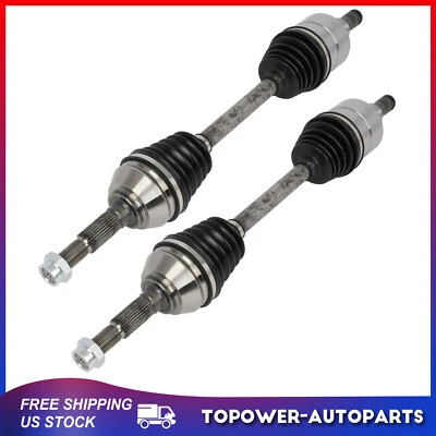 2pcs Front Left+Right CV Axle Shaft For GMC Envoy 2002-2009 Saab 9-7x 2005-2009 - Image 1 of 4