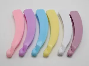 6 clip per banana in plastica colore misto pettine per capelli artiglio supporto coda di cavallo 110 mm per fai da te - Foto 1 di 5