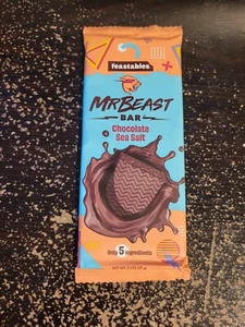 Mr Beast Feastables SCHOKOLADE MEERSALZ Riegel 2,1 Unzen - Bild 1 von 14