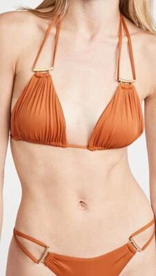 Top de bikini Riley para mujer Cult Gaia 286125, Spice, naranja, talla mediana Foto 1 de 2