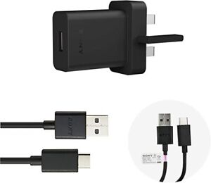 Sony Mains Wall Fast Charger & Type-C Cable For Xperia 10 IV 1 XZ L1 L2 10 Plus 