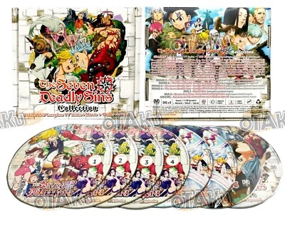 THE SEVEN DEADLY SINS COLLECTION (SEASON 1-5) - DVD (100 EPS+4 MOVIES) (ENG DUB) - Image 1 of 4