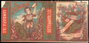 Philippines EL SENORITO Cigarette Label - Picture 1 of 1