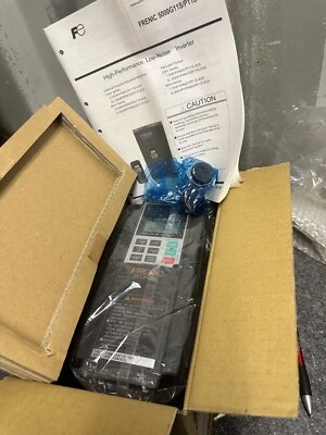 FUJI FRN001G11S-2UX  FREQUENCY DRIVE 1HP 230V 3PH 5A  Frenic 5000g11 New in Box - Image 1 of 4