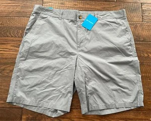Columbia Men's Washed Out Chino Short 42W 10" Inseam Grey AM4471-022 New - Picture 1 of 8