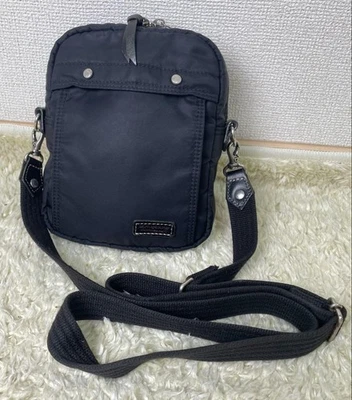 Burberry Blue Label Shoulder Bag Black Nylon Crossbody Women Bag Accessory JPN L - Image 1 of 4