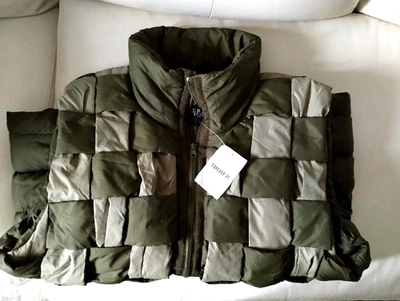 Colete acolchoado masculino FOREVER 21/AMERICAN STITCH design de tecido cesta tamanho GG - Imagem 1 de 4