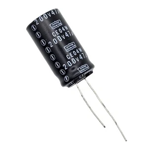 2x Nippon Chemi-Con 47uF 200V 85°C Electrolytic Capacitors (16mm x 31mm) - Picture 1 of 5