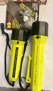 PELICAN "SUPER PELILITE" & SuperSabre Lite wasserdichte Taschenlampen plus neue Lampe - Bild 1 von 5