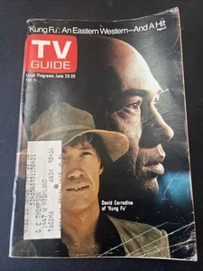 1973 TV Guide PNW Edition June 23rd Issue #556 David Carradine Of “Kung Fu” - Bild 1 von 1