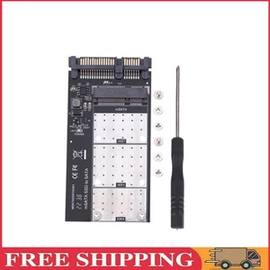 M.2 MSATA SSD auf 2,5 SATA Adapter bis zu 6 Gps Riser-Kartenmodulplatine Add-on- - Afbeelding 1 van 12