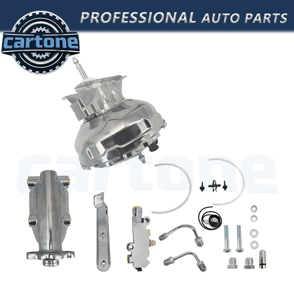 Master Disc Drum For Chrome 1973-1993 Chevy GMC C10 K10 Truck 11” Brake Booster Foto 1 de 4