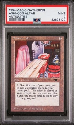 Ashnod's Altar - Antiquities - MTG - MINT - PSA 9. POP 15. More MTG in Store. - Image 1 of 2