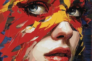 🎨 Sandra Chevrier La Cage Et Le Drapeau Déchu 1/25 | Stampa artistica COA 36x24 H2 - Foto 1 di 7