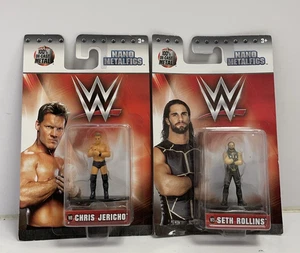 WWE Nano Metalfigs Chris Jericho & Seth Rollins Toy - Lot of 2 - Picture 1 of 2