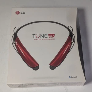 LG Tone Pro Stereo White Headset with Box Number LBT750 RED - Photo 1 sur 6