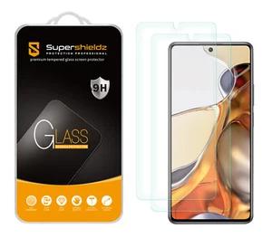 2X Supershieldz Tempered Glass Screen Protector for Xiaomi 11T 5G/ 11T Pro 5G - Picture 1 of 5