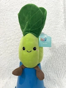 Hugme Bok Choy Plush Vegetable Green 14”-15” Veggie Plush Toy- Rare & Beautiful - Picture 1 of 11