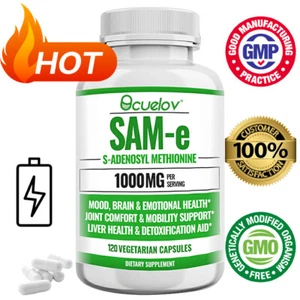SAM-e - S-adenosilmetionina 1000 Mg Cápsulas ESTADO DE ÁNIMO, CEREBRO Y SALUD EMOCIONAL - Imagen 1 de 12