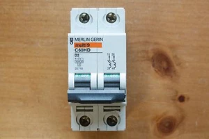 Merlin Gerin Multi 9 C60HD D2 MCB. 415V 2-polig - Bild 1 von 2