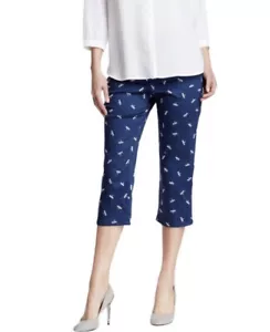 Pantalones de mezclilla NYDJ Not Your Daughters 0P Bella azul marino libélula pantalones cortos para mujer nuevos con etiquetas - Imagen 1 de 6