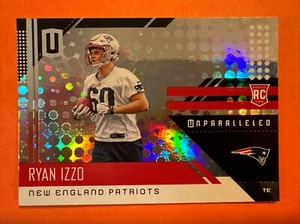 Ryan Izzo ROOKIE 2018 Panini Unparalleled Rookie Impact #272 NFL RC Patriots - Picture 1 of 2