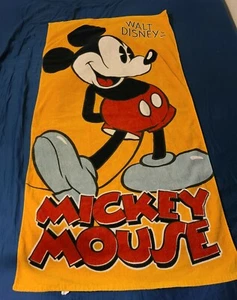Disney Parks Walt Disney's Mickey Mouse Beach Towel 56×28 - Picture 1 of 7