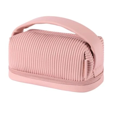 Large Makeup Bag, Skincare, and Toiletry Bag, Makeup & Skincare Bag Two-Tiered - Image 1 of 4