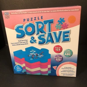MasterPieces Accessorie, Jigsaw Puzzle Sort & Save 7.85" x 7.85" 6 Stackable~NIB - Picture 1 of 4