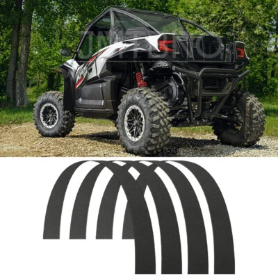 Para Kawasaki Teryx KRX 1000 4 PIEZAS Guardabarros Llamaradas Cuerpo Ancho Extensión Arco de Rueda Foto 1 de 4