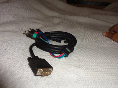 vga rca cable 14 pin 6ft. hd15 male to analog - Image 1 of 2