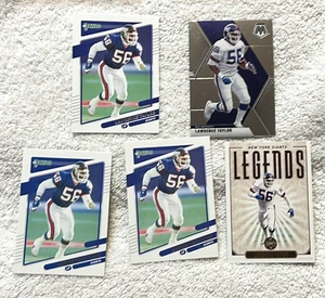 Panini Lot of 5 Lawrence Taylor New York Giants Football Cards (Z1) - Picture 1 of 2