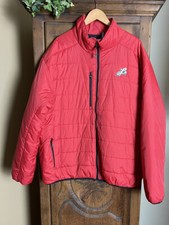 NWT Lancaster Barnstormers Men’s Size 3X ￼full Zip Vantage Red Quilted Jacket
