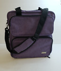 Lodrid Womens Laptop Bag Size L Purple Rectangle Zip Pockets Adjustable Strap