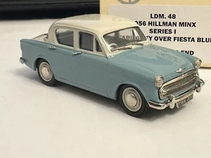 Lansdowne Models 1/43 Scale LDM48 -1956 Hillman Minx SI - Pearl Grey/Fiesta Blue - Picture 1 of 17