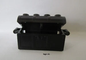 Lego 4738ac01 Container Black Coffre Noir 5988 5938 Adventure Ninja MOC -A55 - Bild 1 von 1