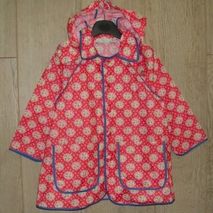 Stella McCartney Niñas Rojo Floral Impermeable Chaqueta Abrigo Anorak Edad 4 104 cm - Imagen 1 de 8