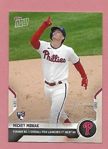 Mickey Moniak 2021 Topps NOW Rookie 1st Homer RC Phillies #107 FREE SHIPPING - Picture 1 of 1