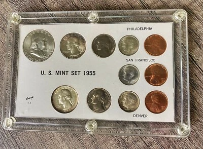 1955 PDS MINT SET Hard Plastic Capital Holder  C-5 - Image 1 of 2