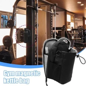 Multi-Pocket Magnetic Water Bottle Bag Crossbody Magnet Gym Bag Outdoor Sports - Picture 1 of 7