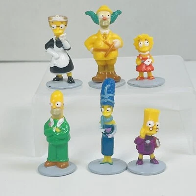 The Simpsons Clue 2002 Replacement Game Pieces Figure Parts 6 Movers Tokens - Image 1 of 4