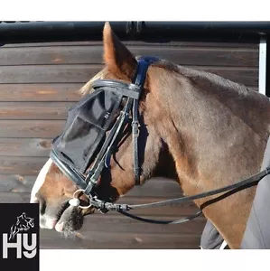 Máscara de equitación para moscas de Hy Equestrian - Disponible en 4 tamaños - ¡Deja de temblar la cabeza! - Imagen 1 de 8