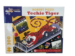 New Pomegranate Art Piece Puzzle Robert Pizzo Techie Tiger 300 Pieces 24 X 18 - Picture 1 of 6