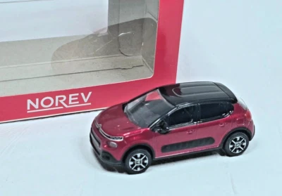 Citroen C3 - 2016, Rosso/Nero, NOREV, 1:64 - Immagine 1 di 2