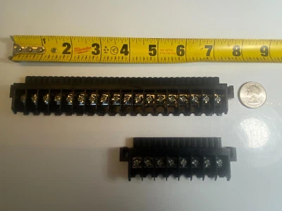 Barrier Terminal Blocks (SET OF 2) 1-Row 8/18-Post Surface-Mount to PCB #14 MAX - Image 1 of 4