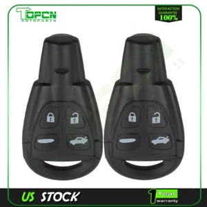 2 For Saab 9-3 2003 2004 2005 2006 2007 Keyless Entry Remote Control Car Key Fob - Picture 1 of 12